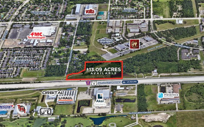 Pictures of Land property located at North Beltway 8, East of T.C. Jester, Houston, TX 77038 for sales - image #1