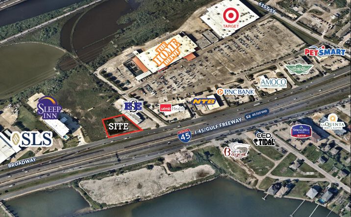 Pictures of Land property located at 6600 Broadway Street, Galveston, TX 77554 for sales - image #1