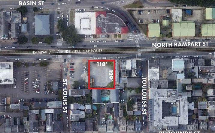 Pictures of Land property located at 524 N Rampart St, New Orleans, LA 70112 for sales - image #1