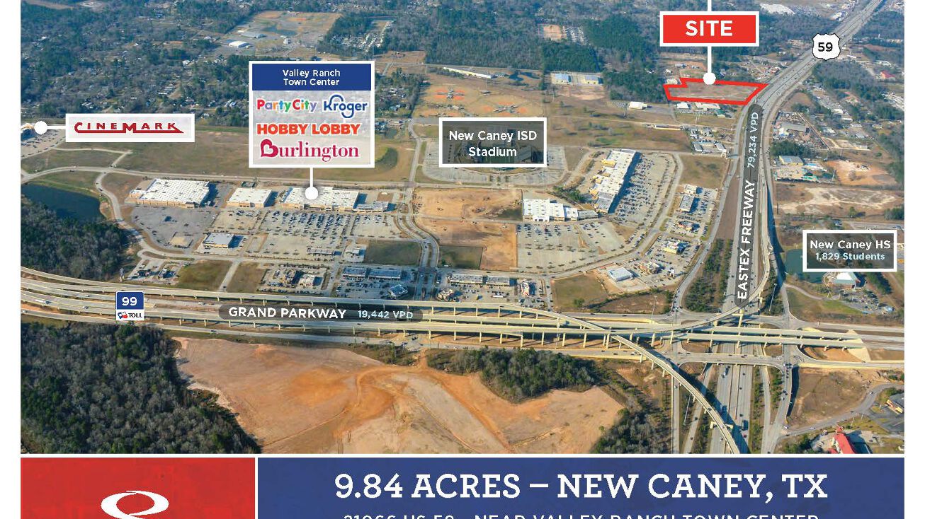 21066 US59, New Caney, TX 77357 Land for Sale 9.84 Acres New Caney