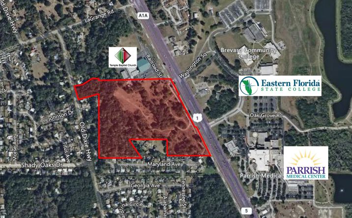 Pictures of Land property located at 1300 N. Washington Avenue, Titusville, FL 32796 for sales - image #1