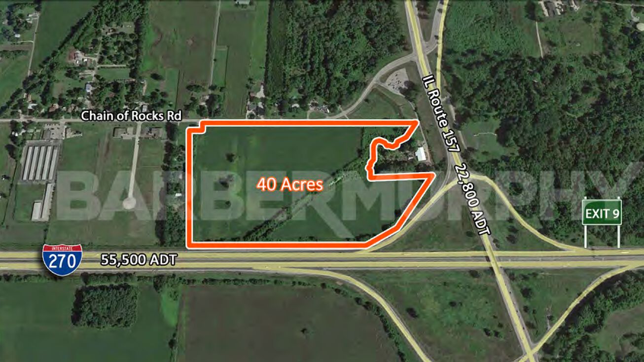 Chain of Rocks Road, Edwardsville, IL 62025 Land for Sale Chain of