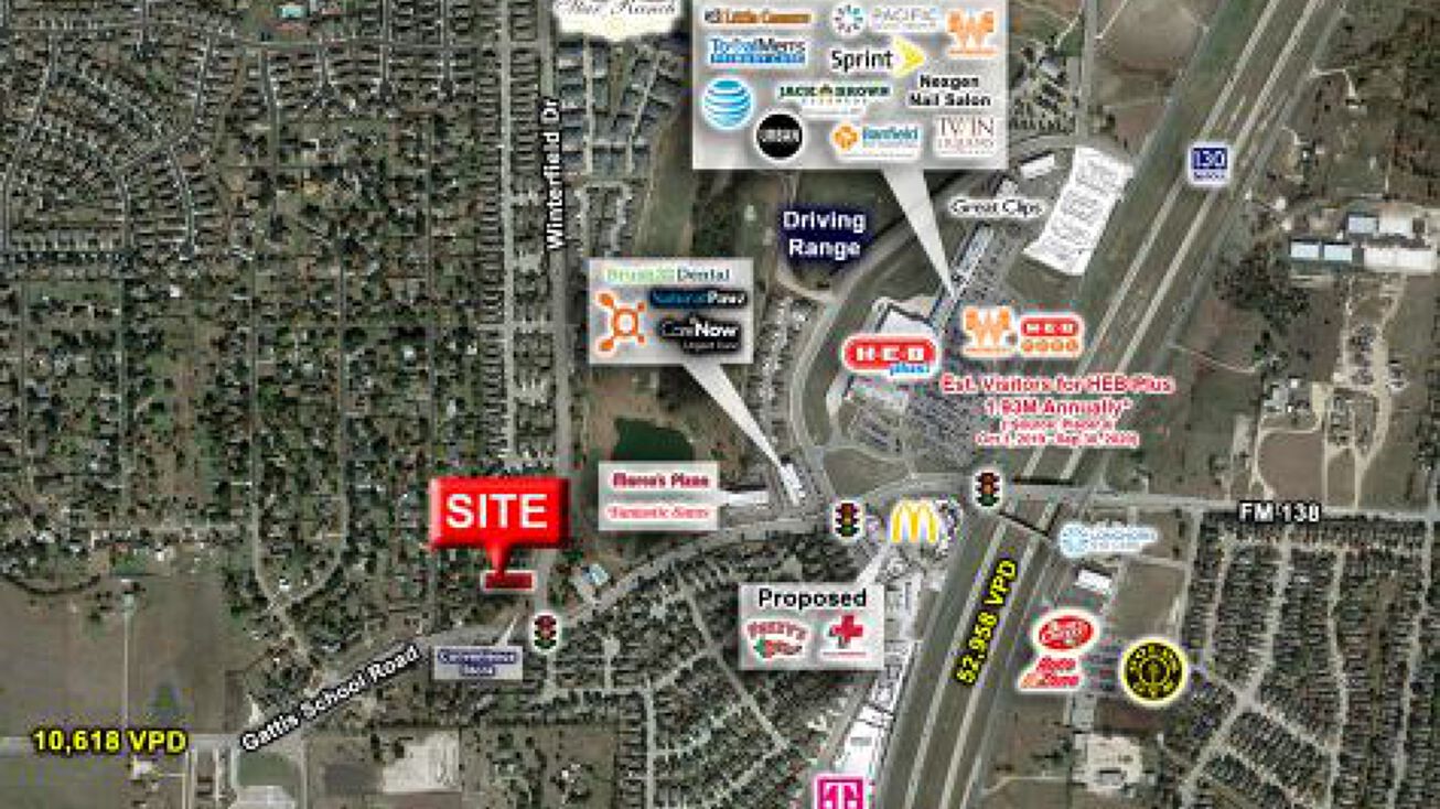 Gattis School Rd & Winterfield Dr, Hutto, TX 78634 Land for Sale