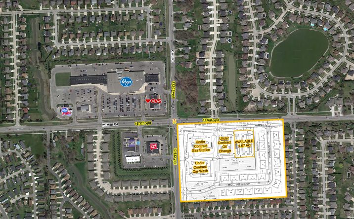 Pictures of Land property located at SEC 21 Mile Rd & Card Rd, Macomb, MI 48044 for sales - image #1