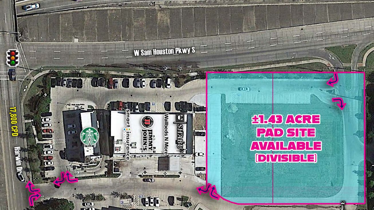 SWQ of Beltway 8 & Harwin Dr, Houston, TX 77072