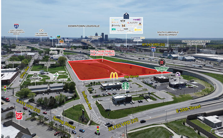 Pictures of Land property located at 10th St & Spring St, Jeffersonville, IN 47130 for sales - image #1