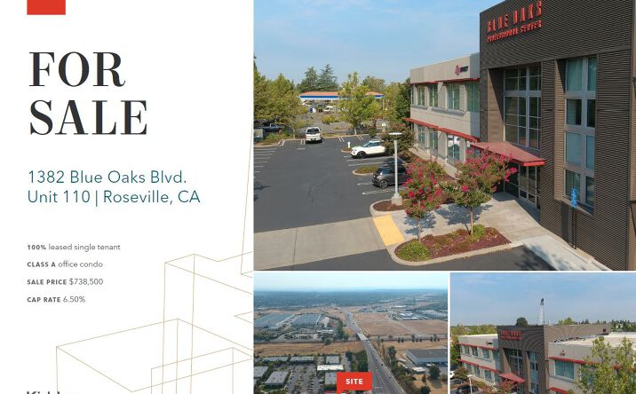 Pictures of Office property located at 1382 Blue Oaks Blvd, Unit 110, Roseville, CA 95678 for comps - image #1