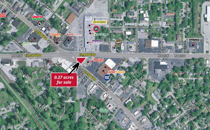 Pictures of Land property located at 4529 West Main Street, Belleville, IL 62226 for sales - image #1