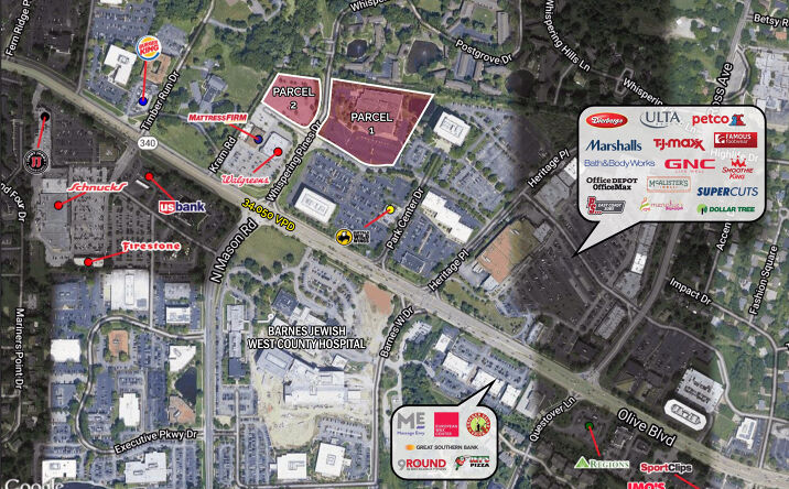 Pictures of Special Purpose property located at 12657 Olive Boulevard & 1140 Kram Road, Creve Coeur, MO 63141 for comps - image #1