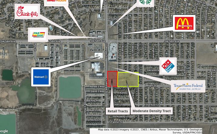 Pictures of Land property located at 5993 S Georgia St, Amarillo, TX 79110, 5800 S Georgia St, Amarillo, TX 79118 for sales - image #1