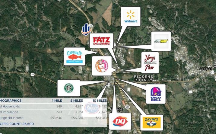 Pictures of Land property located at Highway 515, Jasper, GA 30143 for sales - image #1