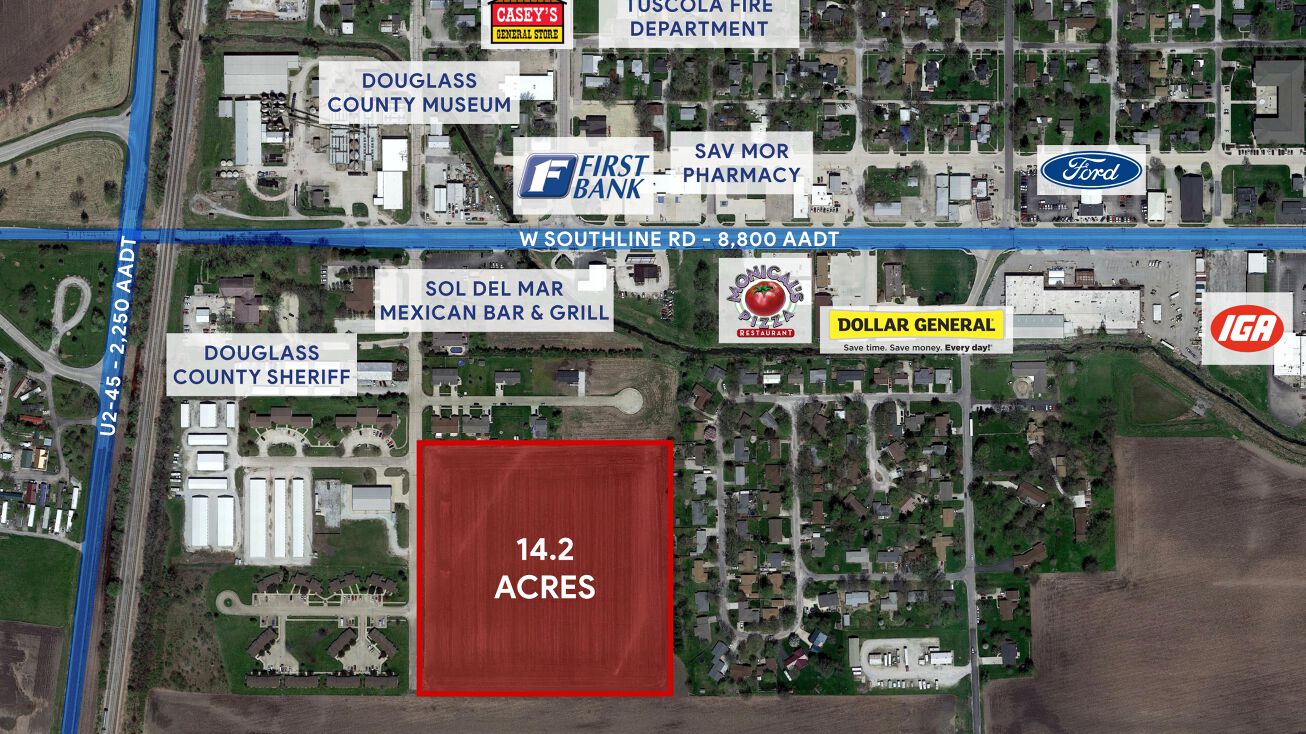 S Washington St, Tuscola, IL 61953 Land for Sale GREAT INVESTMENT