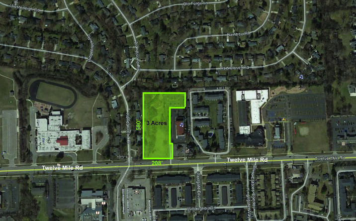 Pictures of Land property located at 12 Mile Rd, Farmington Hills, MI 48334 for sales - image #1
