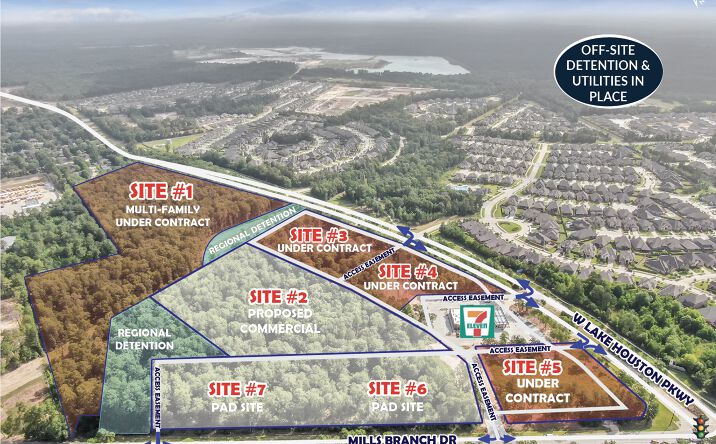 Pictures of Land property located at W Lake Houston Pkwy, Humble, TX 77339 for sales - image #1