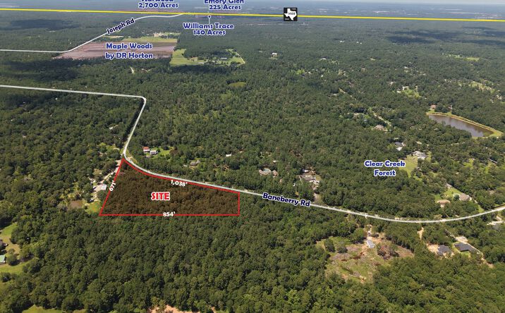 Pictures of Land property located at Baneberry Rd, Magnolia, TX 77355 for sales - image #1