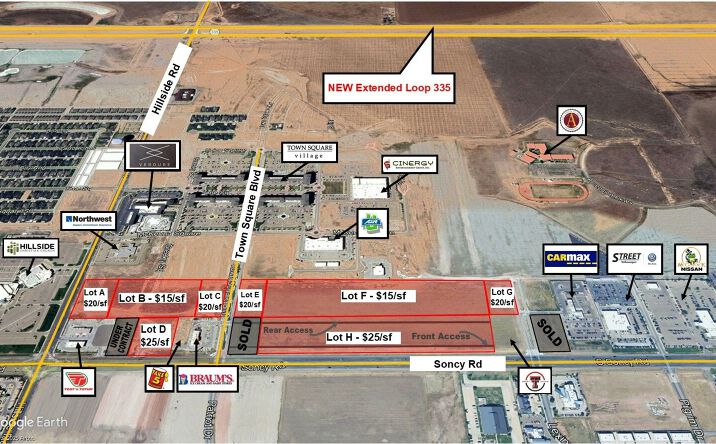 Pictures of Land property located at Soncy Land - South of 45th Ave, Amarillo, TX 79119 for sales - image #1
