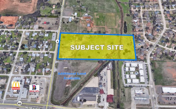 Pictures of Land property located at 300 blk N Piedmont Rd, Yukon, OK 73099 for sales - image #1