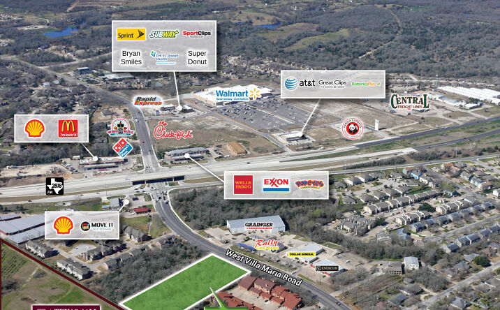 Pictures of Land property located at W Villa Maria Rd, Bryan, TX 77801 for sales - image #1