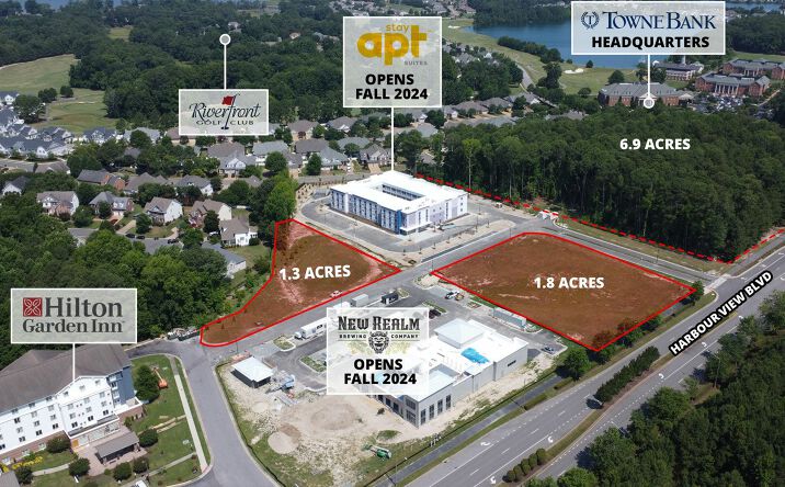Pictures of Land property located at Harbour View Boulevard at Harbour Pointe Drive, Suffolk, VA 23435 for sales - image #1