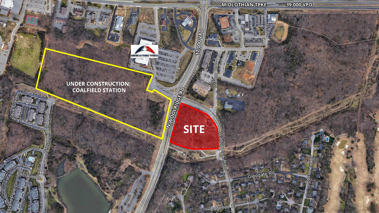 N. Woolridge Rd. at Walton Park Rd, Midlothian, VA 23114 | Crexi.com