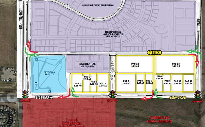 Pictures of Land property located at NEC OF 56TH AVENUE & PICADILLY ROAD - AURORA, CO, Aurora, CO 80249 for sales - image #1