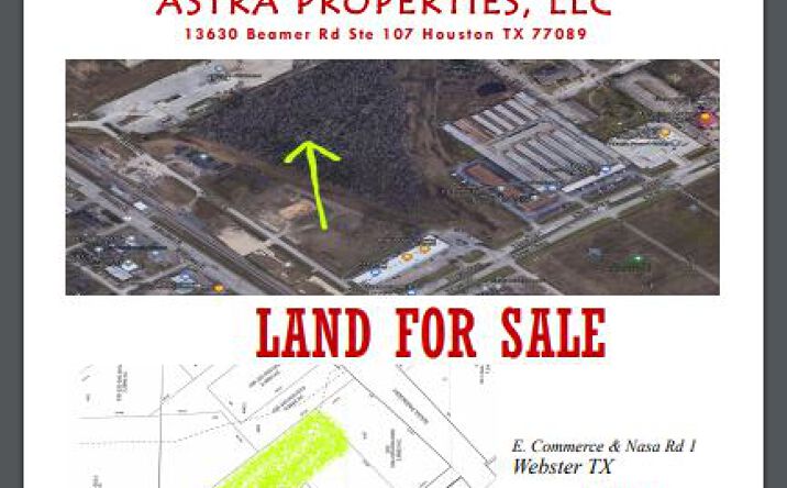 Pictures of Land property located at E Commerce St, Webster, TX 77598 for sales - image #1