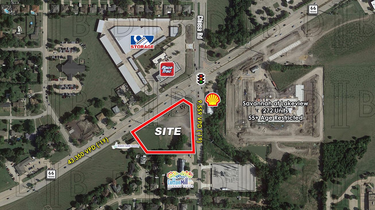 SWC Highway 66 (Lakeview Pkwy) & Chiesa Rd, Rowlett, TX 75089