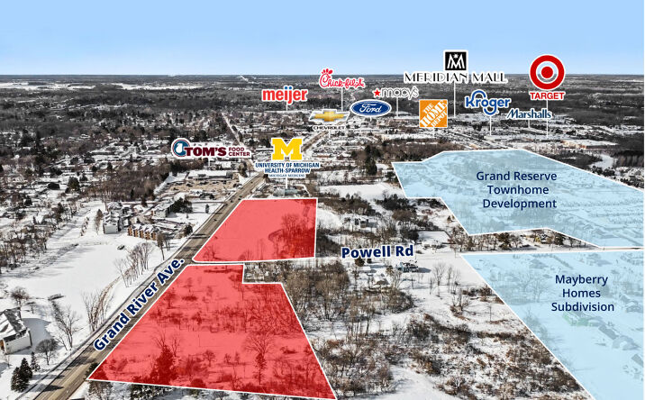Pictures of Land property located at 1492 W Grand River Ave, Meridian Charter Township, MI 48864 for sales - image #1