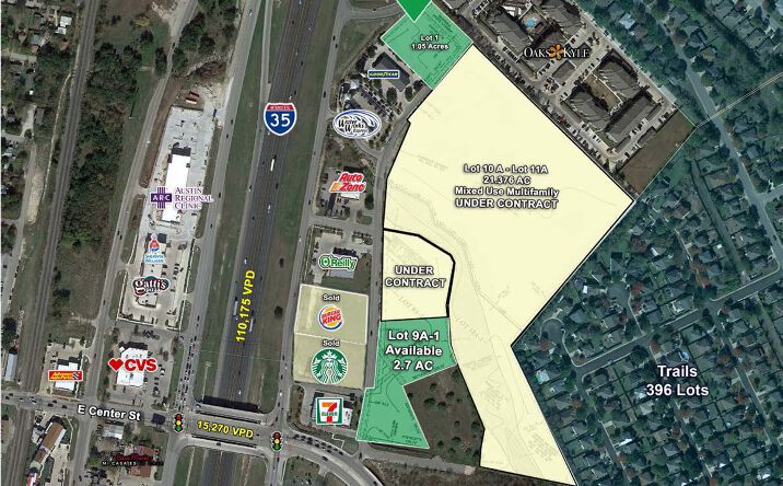 Pictures of Land property located at IH-35 & East Center Street, Kyle, TX 78640 for sales - image #1
