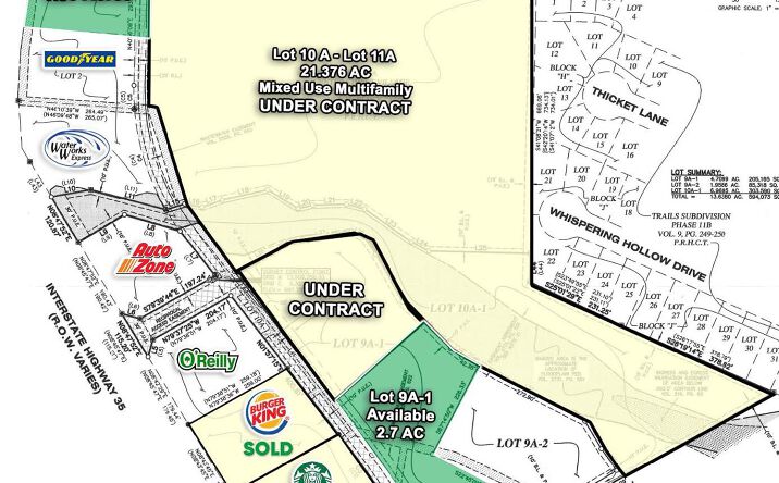 Pictures of Land property located at IH-35 & East Center Street, Kyle, TX 78640 for sales - image #1