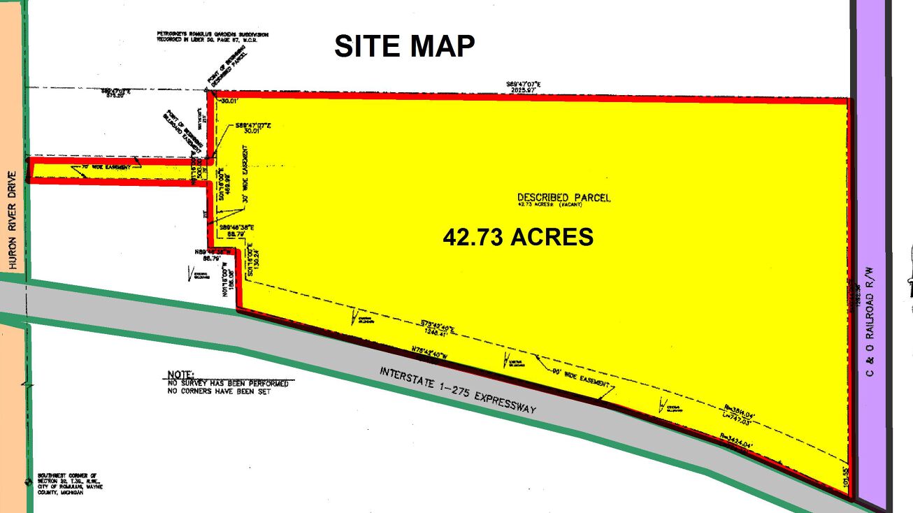 12275 S Huron River Dr, Romulus, MI 48174 Land for Sale 12275 S