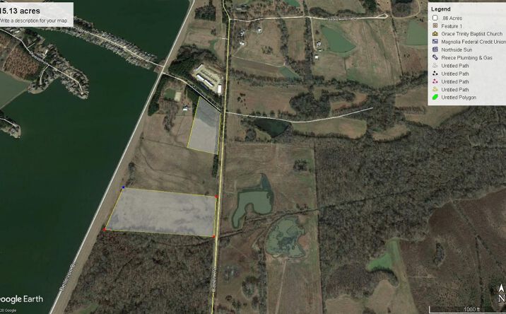 Pictures of Land property located at 15.13 Acres Catlett Rd Pasture/Agriculture Land, Canton, MS 39046 for sales - image #1