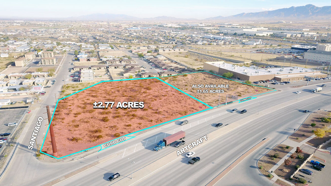 Artcraft Rd, El Paso, TX 79932 Land for Sale Artcraft / Santiago