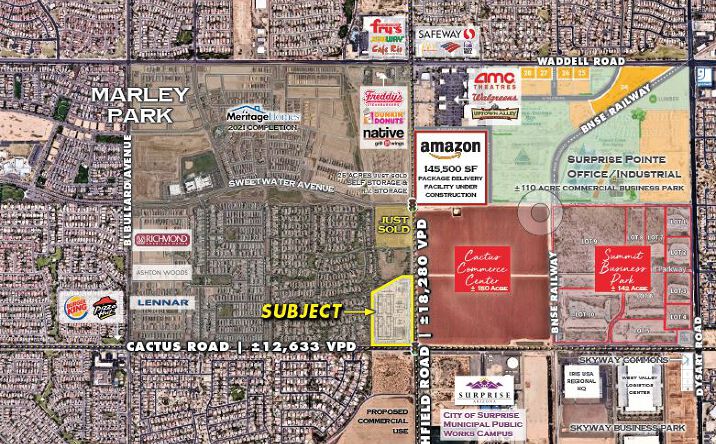 Pictures of Land property located at NWC Litchfield and Cactus Road, Surprise, AZ 85379 for comps - image #1