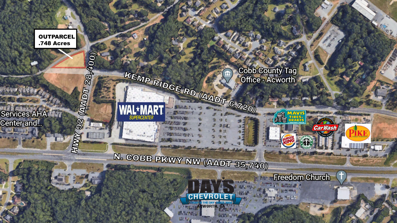 Lake Acworth Dr, Acworth, GA 30101