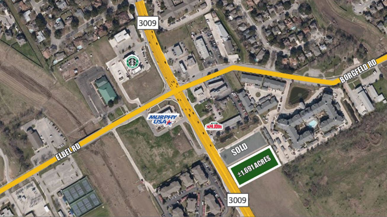 FM 3009 at Schertz, TX 78154 Land for Sale 1.691 Acres