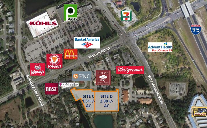 Pictures of Land property located at 1643 Taylor Rd, Port Orange, FL 32128 for sales - image #1