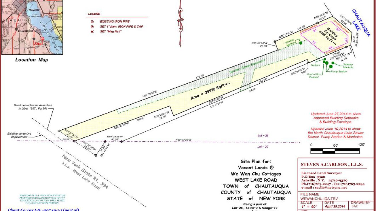 W Lake Rd, Chautauqua, NY 14757 Land for Sale 0.92 Acres Near the