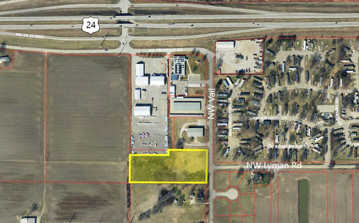 Pictures of Land property located at NW Lyman Rd, Topeka, KS 66608 for sales - image #1