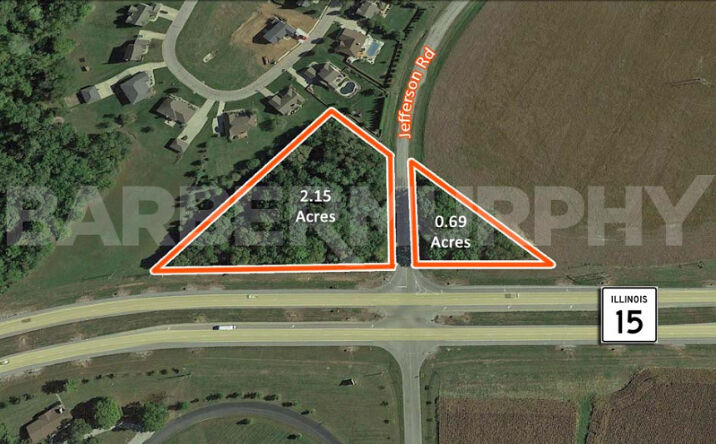 Pictures of Land property located at Corner of IL Route 15 & Jefferson Rd, Belleville, IL 62221 for sales - image #1