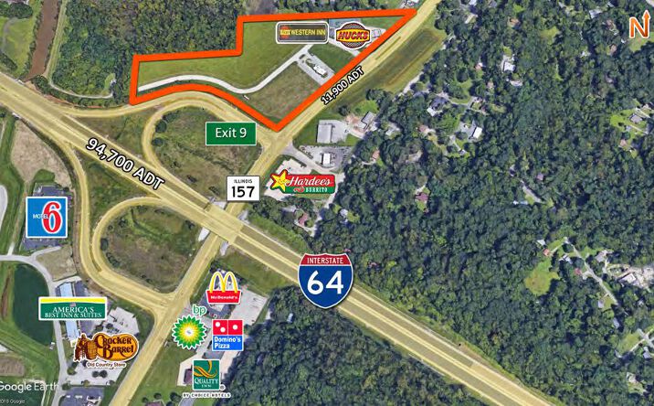 Pictures of Land property located at NW Quadrant of I-64 and IL-157, Caseyville, IL 62232 for sales - image #1