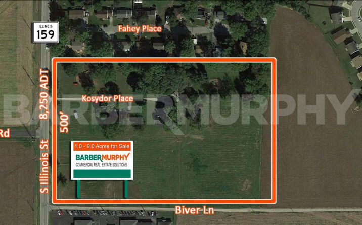 Pictures of Land property located at IL Route 159 & Biver Ln, Belleville, IL 62221 for sales - image #1