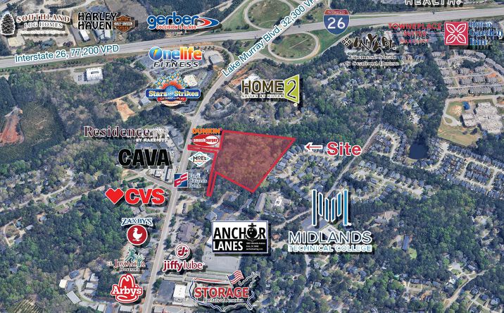 Pictures of Land property located at College St & Lake Murray Blvd, Irmo, SC 29063 for sales - image #1