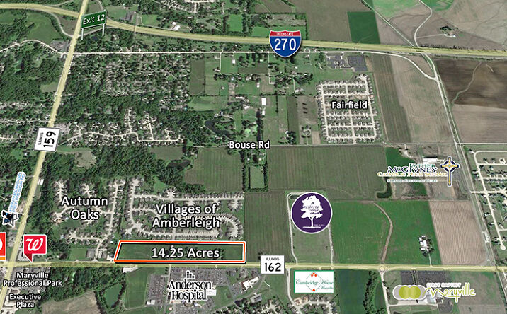 Pictures of Land property located at IL-162, Maryville, IL 62062 for sales - image #1