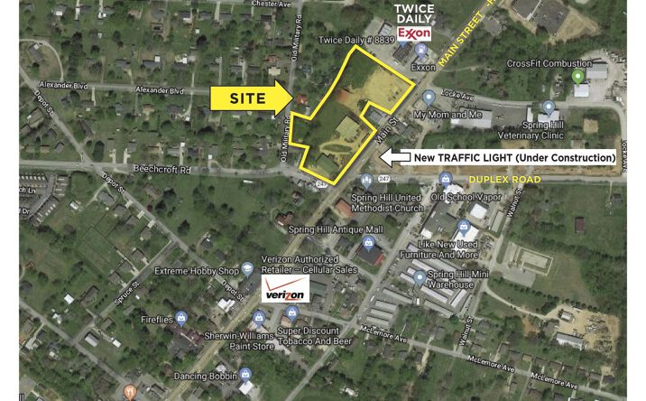 Pictures of Land property located at 5279 Main St, Spring Hill, TN 37174 for sales - image #1