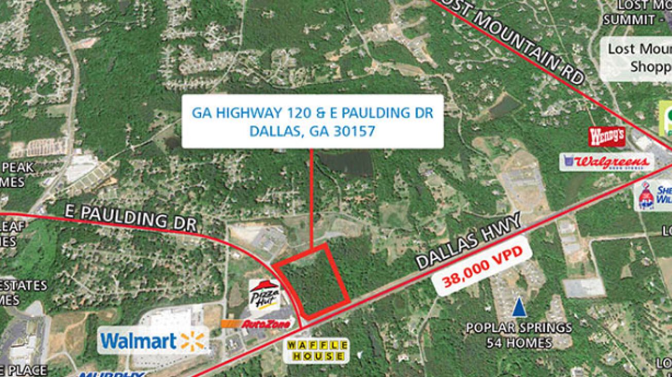 GA Highway 120 & E. Paulding Drive, Dallas, GA 30157