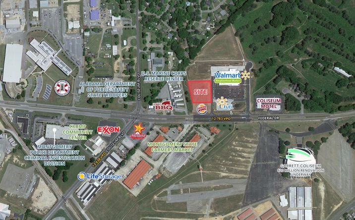 Pictures of Land property located at 1600 Federal Dr, Montgomery, AL 36109 for sales - image #1