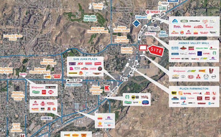 Pictures of Land property located at 4109 E. Main St, Farmington, NM 87402 for sales - image #1
