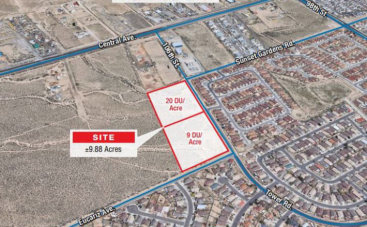 Pictures of Land property located at NWC 106th & Eucariz SW, Albuquerque, NM 87121 for sales - image #1