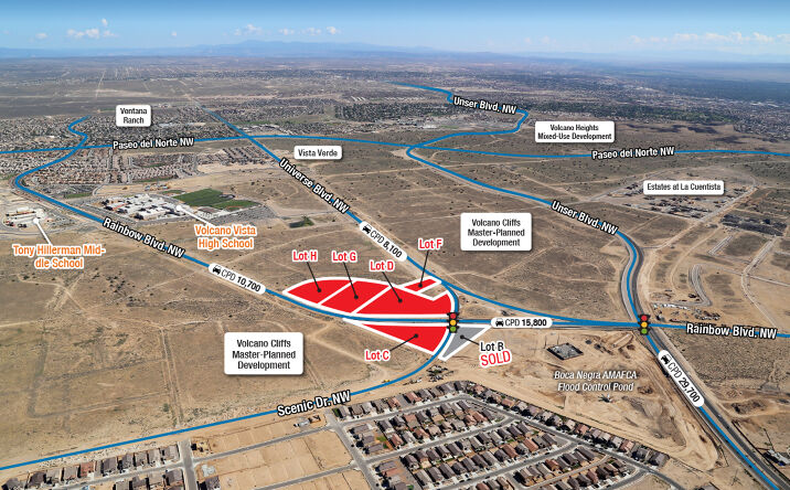 Pictures of Retail, Land property located at Universe and Rainbow, Albuquerque, NM 87120 for sales - image #1